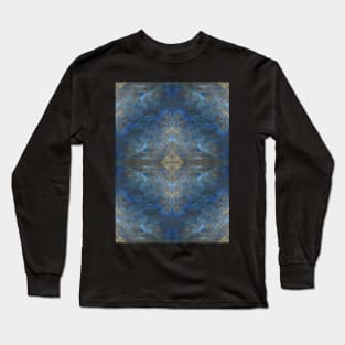 Blue mandala Long Sleeve T-Shirt